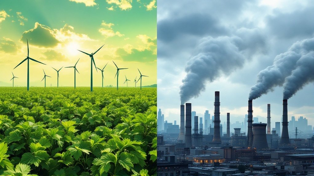 sustainable practices versus conventional methods
