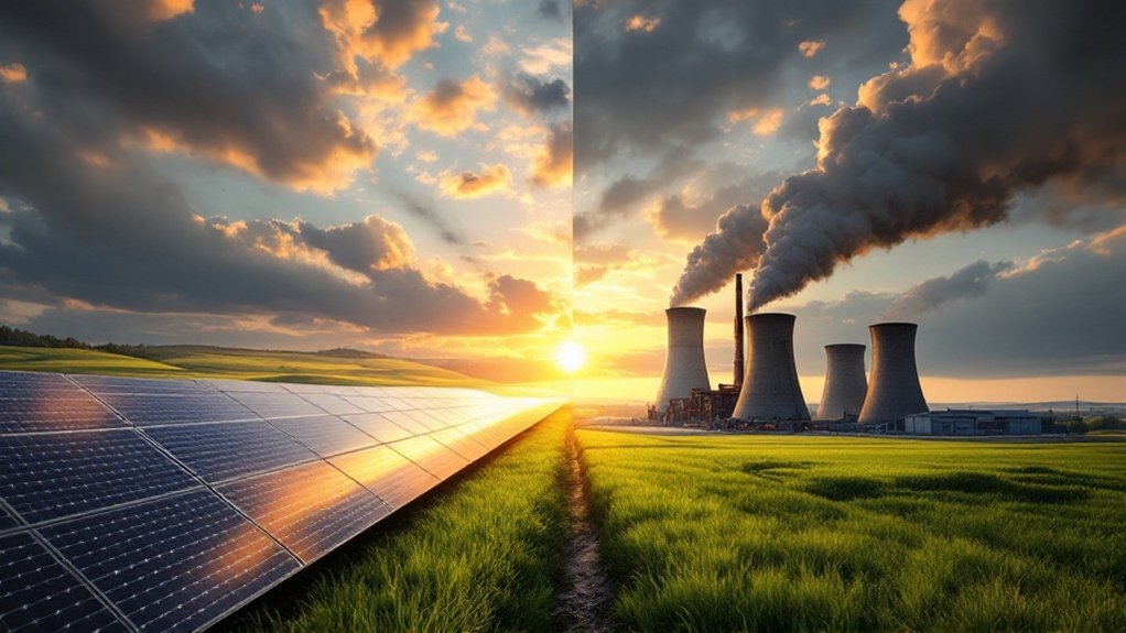 sustainable versus conventional energy