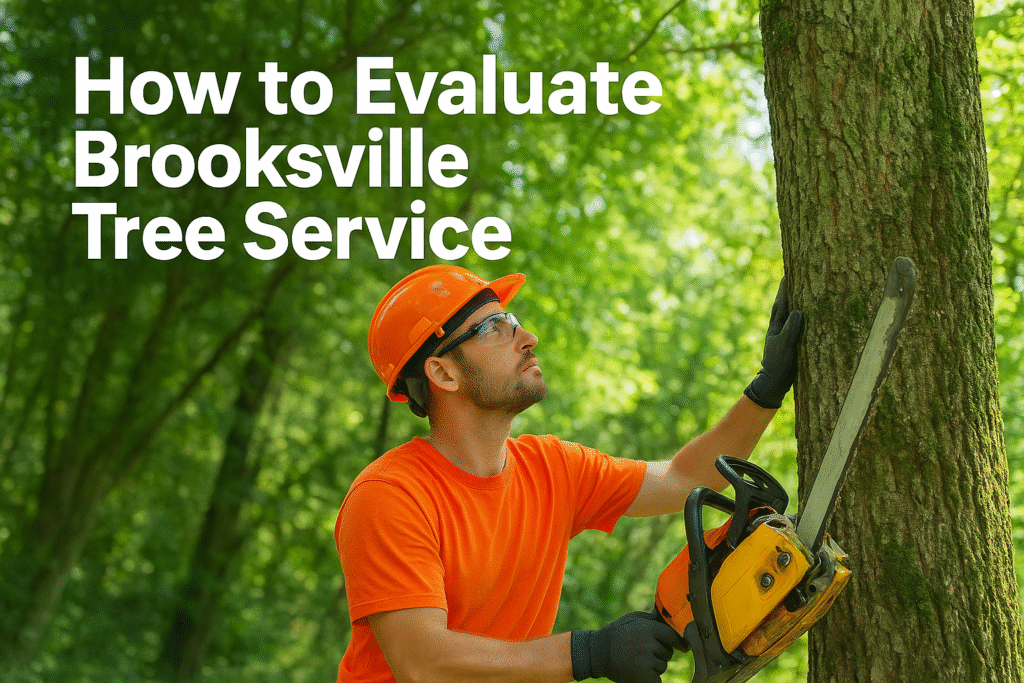 How to Evaluate Brooksville Tree Service