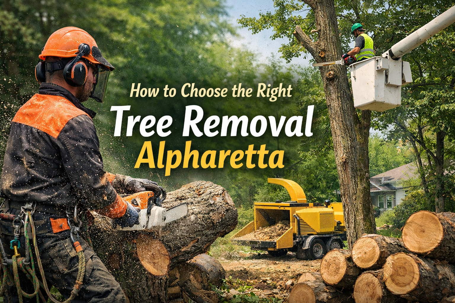 How to Choose the Right Tree Removal Alpharetta