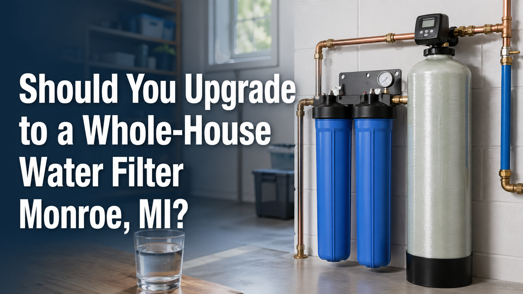Should You Upgrade to Whole House Water Filter Monroe MI?