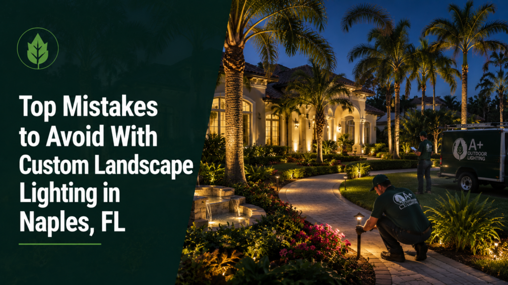 Top mistakes to avoid in landscape lighting