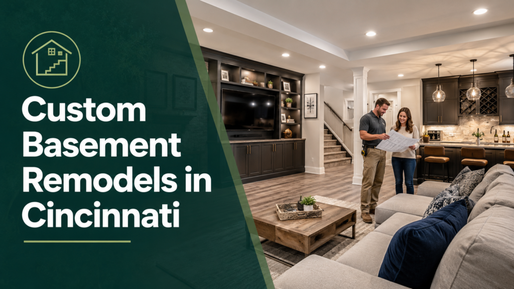 custom basement remodels in Cincinnati