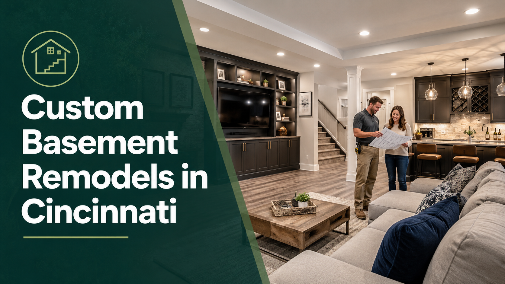 custom basement remodels in Cincinnati