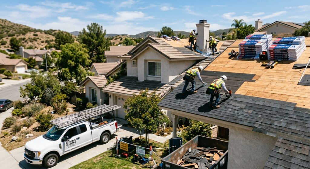 Roofing in Santa Clarita CA: What to Expect